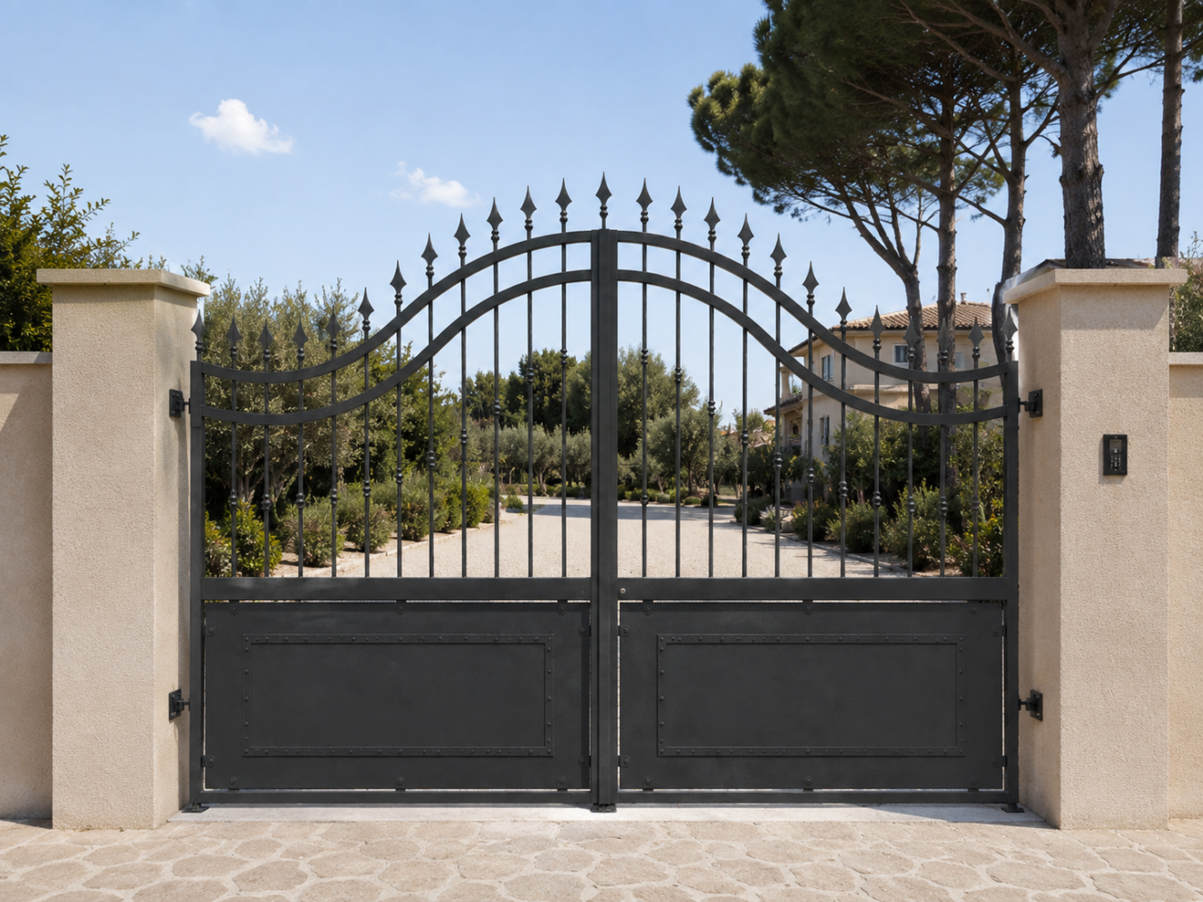Cancello battente pannellato Beta Panel GIMART