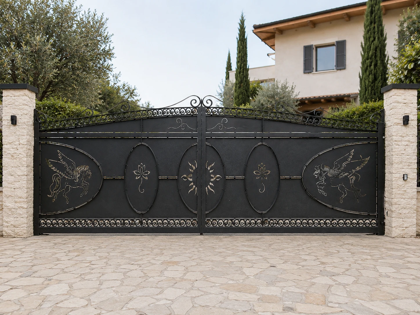 Cancello scorrevole Giulia dal design GIMART