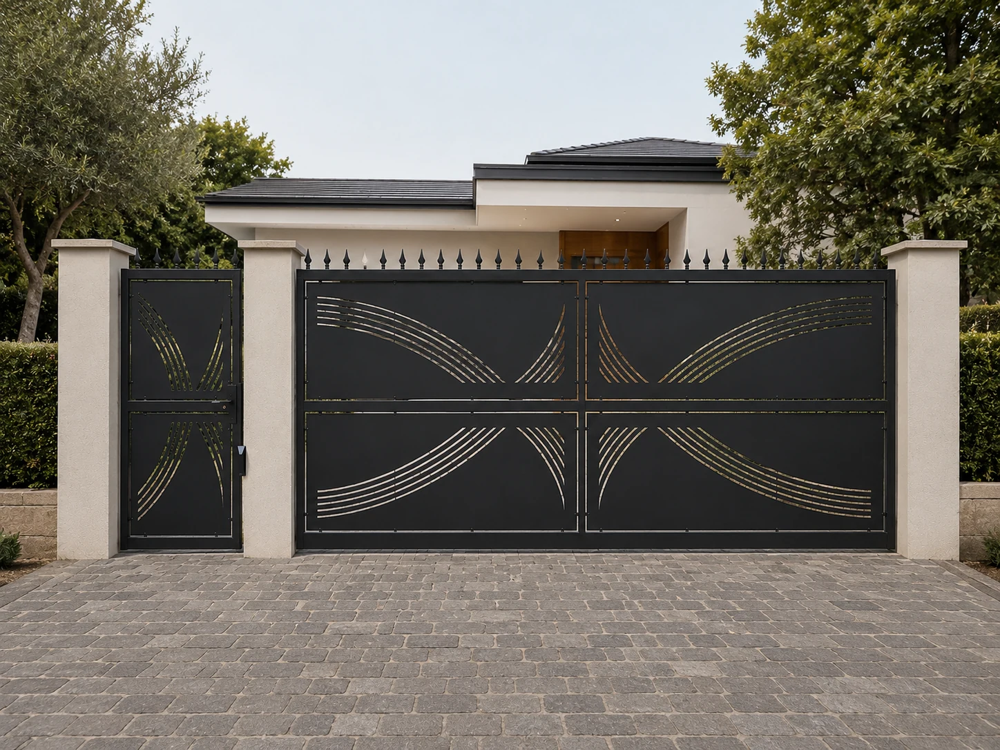 Cancello scorrevole Johara dal design GIMART